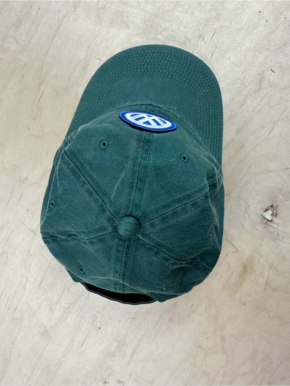 Volkswagen Green Baseball Cap with Blue & White Patch - Picture 3 of 11